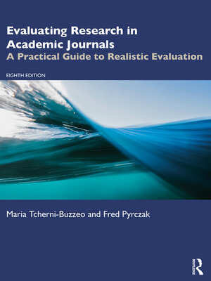 cover image of Evaluating Research in Academic Journals
